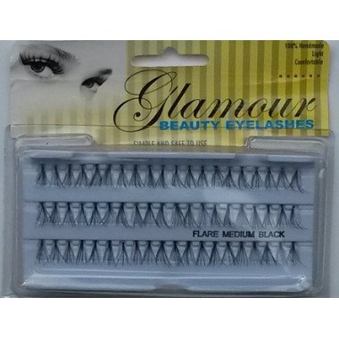 Glamour Beauty Medium Individual Eyelahes - 3 Lines