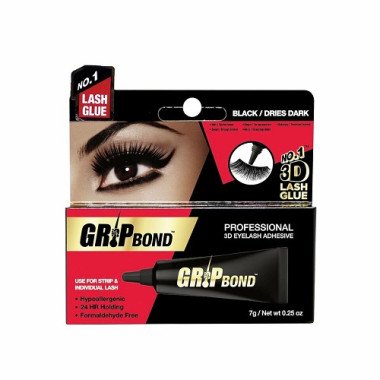 Ebin Grip Bond Eyelash Adhesive Black Tube 7g