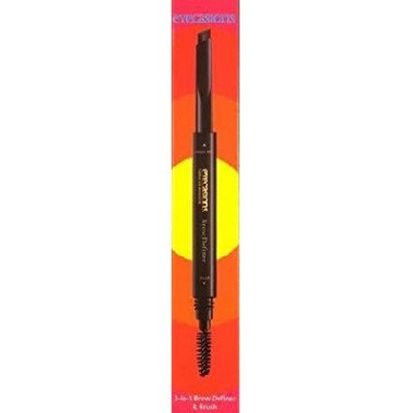 Eyecasions Eyebrow 2-In-1 Brow Definer And Brush - Black